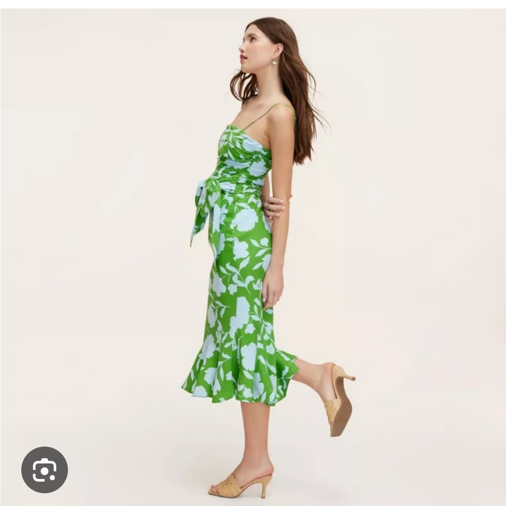 Target x Kate Spade Green Floral Midi Skirt